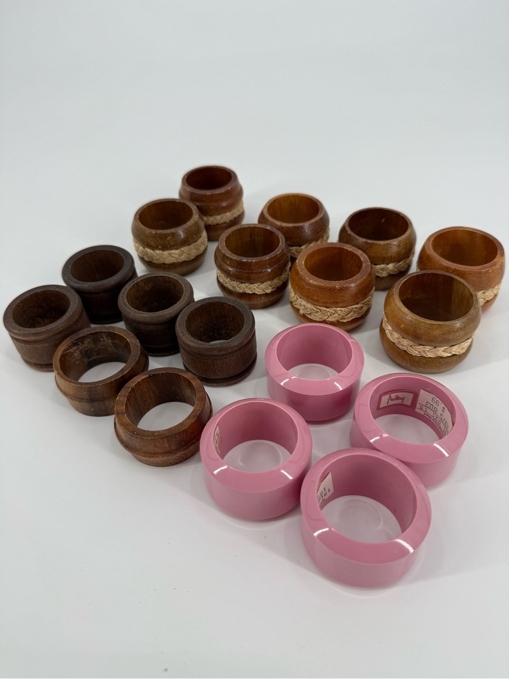 Vintage Napkin Rings | Assorted Set of 18